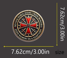 KNIGHTS TEMPLAR Car Sticker St George Dragon Freemason Masonry Window Decal 7.62