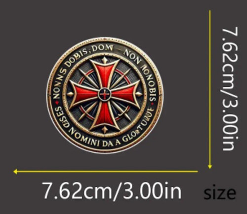 Knights templar car sticker - templar,