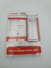 Toshiba USB VoIP Phone PX1214E-2UPH – Silver – Untested – Voice Over Internet