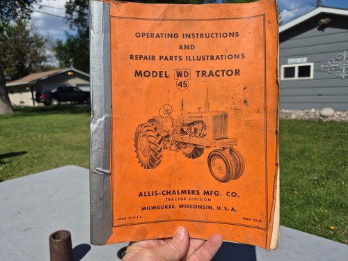 1954 allis chalmers wd45 - chalmers,