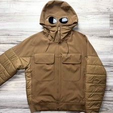 CP COMPANY Shell-R Mixed Full Zip Goggle Jacket Medium ptp21.5” RRP £495