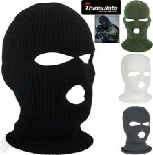 SAS Style Thermal Balaclava Thinsulate Winter Ski Skate Knitted Face Mask Snood