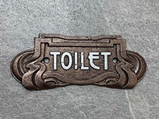 Toilet Door Sign Art Nouveau