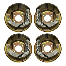 4 of 200x50mm Knott Style BOLT ON Backplates Back Plate to Suit Ifor Williams