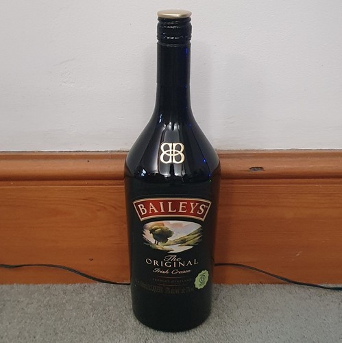 Empty baileys glass - baileys,