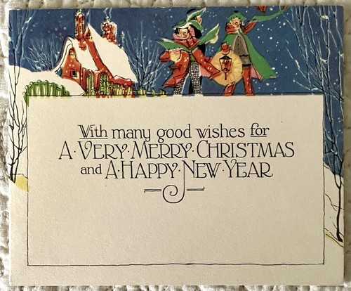 Vintage christmas art deco - christmas,