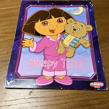 Playskool Wooden Puzzle Dora the Explorer Sleepy Time Hasbro 49612-02 - 2008