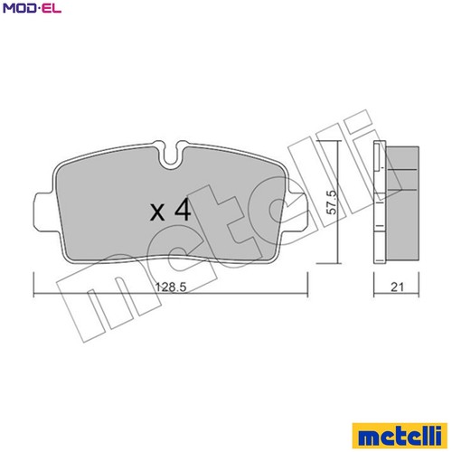 Brake pad set disc - pad,