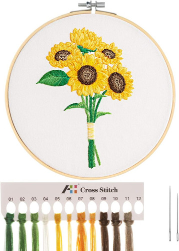 Cross stitch stamped - 3d,