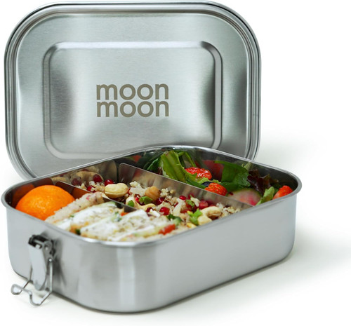 Stainless steel lunch box - steel,