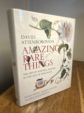David Attenborough - Amazing Rare Things SIGNED 2016 UK Revised ED. HB