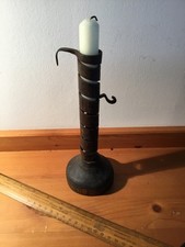 ANTIQUE RAT TAIL CANDLESTICK
