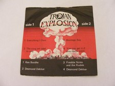 Trojan Explosion E.P. Desmond Dekker, Ken Boothe, Freddie Notes & The Rudies.