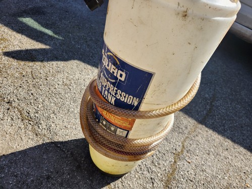 Dust suppression water bottle - suppression,