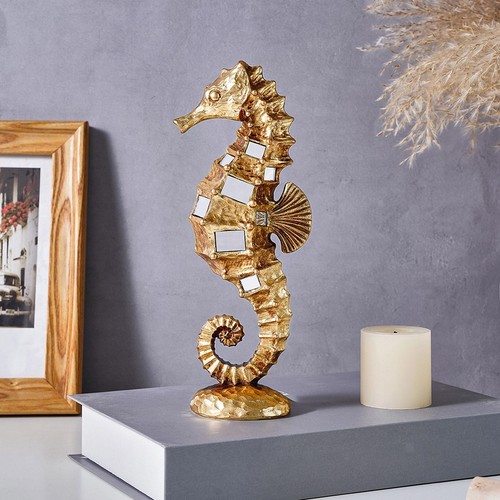 Seahorse statue collectible - seahorse,