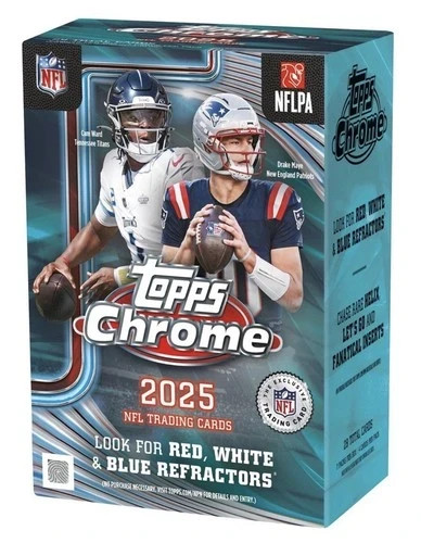 40x 2025 topps chrome - chrome, football