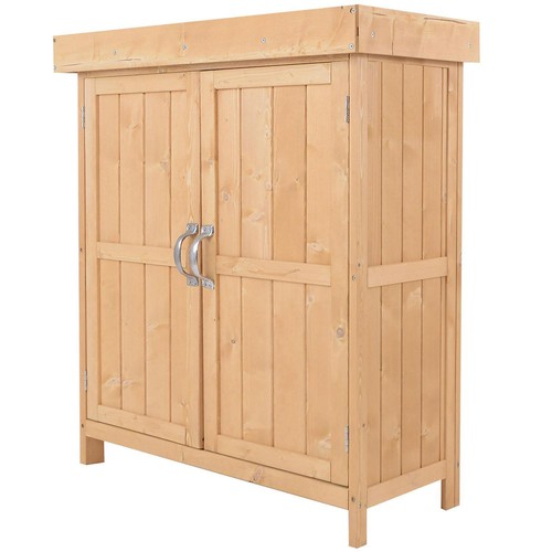 Wooden garden shed double door - wooden,