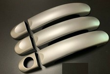 SILVER 3 DOOR HANDLE COVERS VW