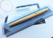 24k Gold Plated Genuine Parker Jotter Ballpoint Classic Writing Pen In Gift Box
