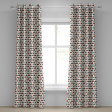 Cars 2-Panels Eyelet Curtains
