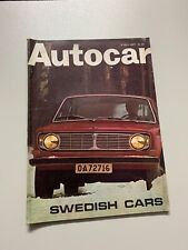Autocar magazine 6 July 1967 featuring Volvo144S road test ( Swedish Cars ) 