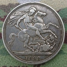 1898 Crown Coin: Queen