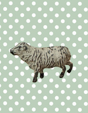 Small Standing Light Beige