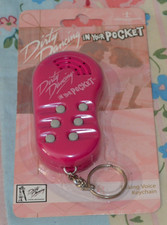 Dirty Dancing In Your Pocket Vtg Electronic Talking Keychain NIP needs batteries