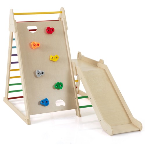 Wooden kids climber play - kids,
