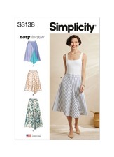 SIMPLICITY 3138 MISSES GODET