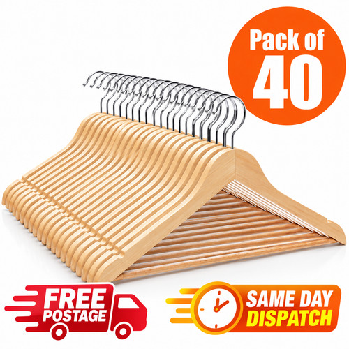 Wooden coat hangers suit - 40, x