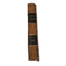 Antique 1890 Medical Records