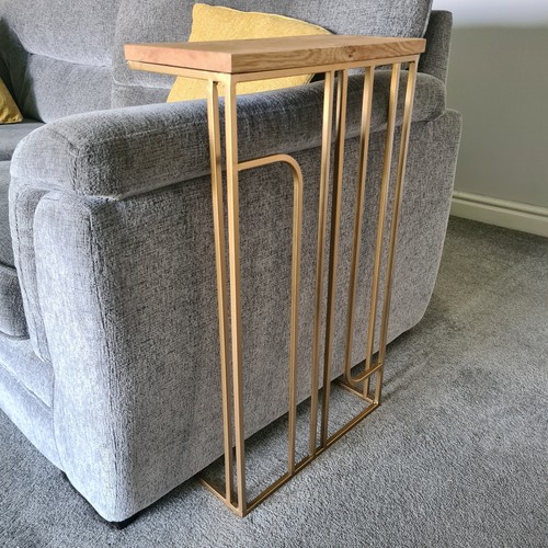 Gold art deco sofa - deco,