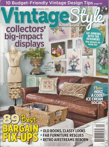 Vintage style magazine spring - style,
