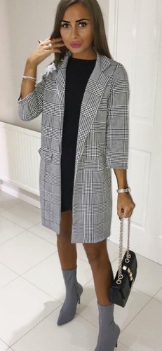 Womens ladies checkered check - womens,