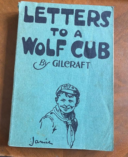 Letters wolf cub gilcraft - a,