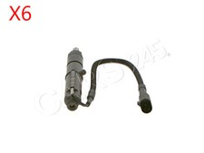 Nozzle And Holder Assembly BOSCH x6 pcs Fits MAN VOLVO IVECO DAF Ecl 0432131734