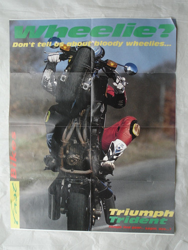 Poster triumph trident - –,