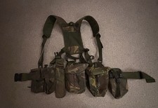 British Army DPM Woodland Pattern PLCE Webbing Set Pouches, Belt, Yoke