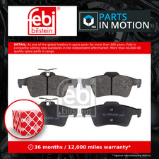 Brake Pads Set fits VAUXHALL VECTRA C Rear 00 to 09 013322091 016050650 12799240