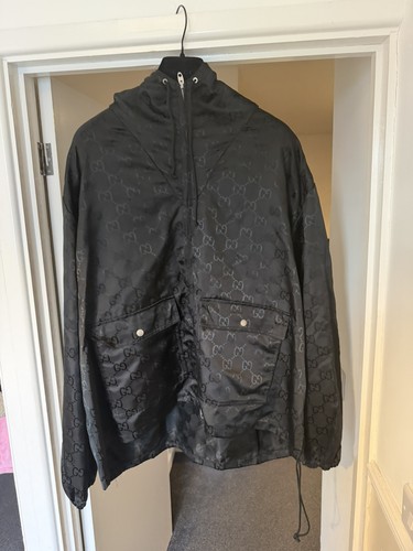 Gucci men hooded jacket - gucci, gg