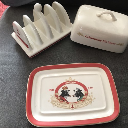 Vintage anchor butter dish - vintage,