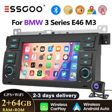 64G For  BMW 3er E46 320i M3 Rover 75 Android 13 Apple Carplay Stereo GPS Camera