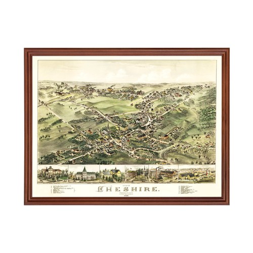 Old map cheshire 1882 - old,