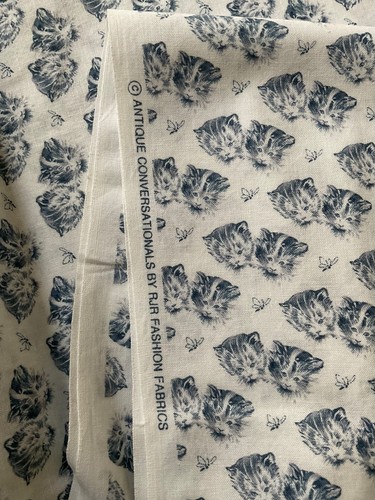 Cats kittens fabric - /, remnant
