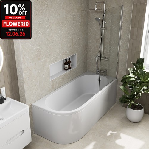 Shaped shower bath - j,