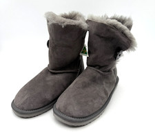 Original Blue Mountain Ugg Boots Genuine Sheepskin Grey Size 8 UK NEW F2