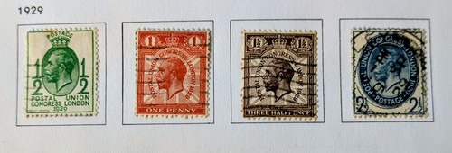 Kgv 1929 fine used postal - kgv,