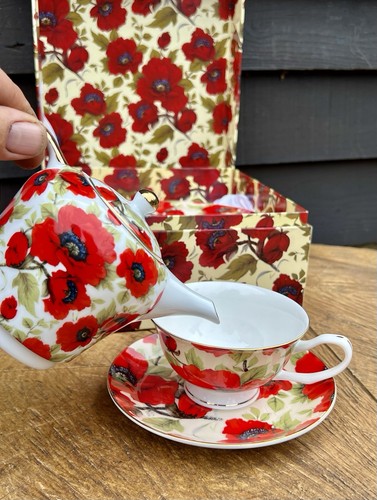 Boxed leonardo poppy one tea - poppy,