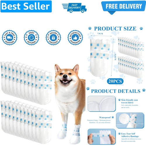 Pcs dog paw protectors - 20,